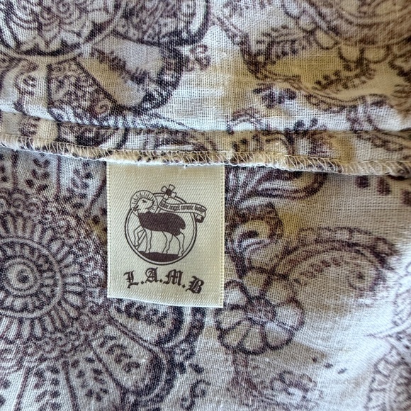 L.A.M.B Spring 2008 Collection Mendhi Tattoo Print Dress - Picture 6 of 12